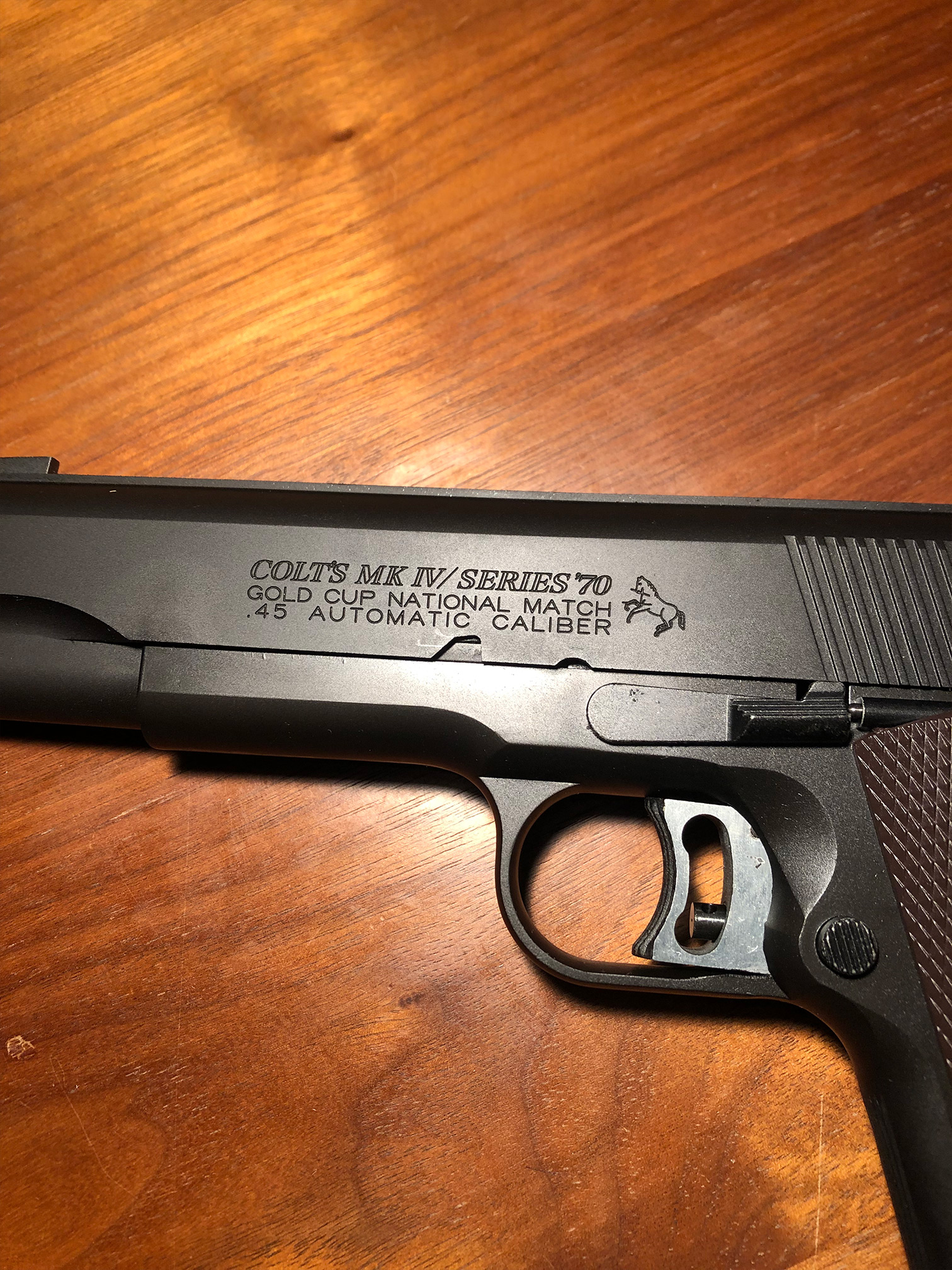 M1911 シリーズ'70 ゴールドカップ ナショナルマッチ CAW製モデルガン ...