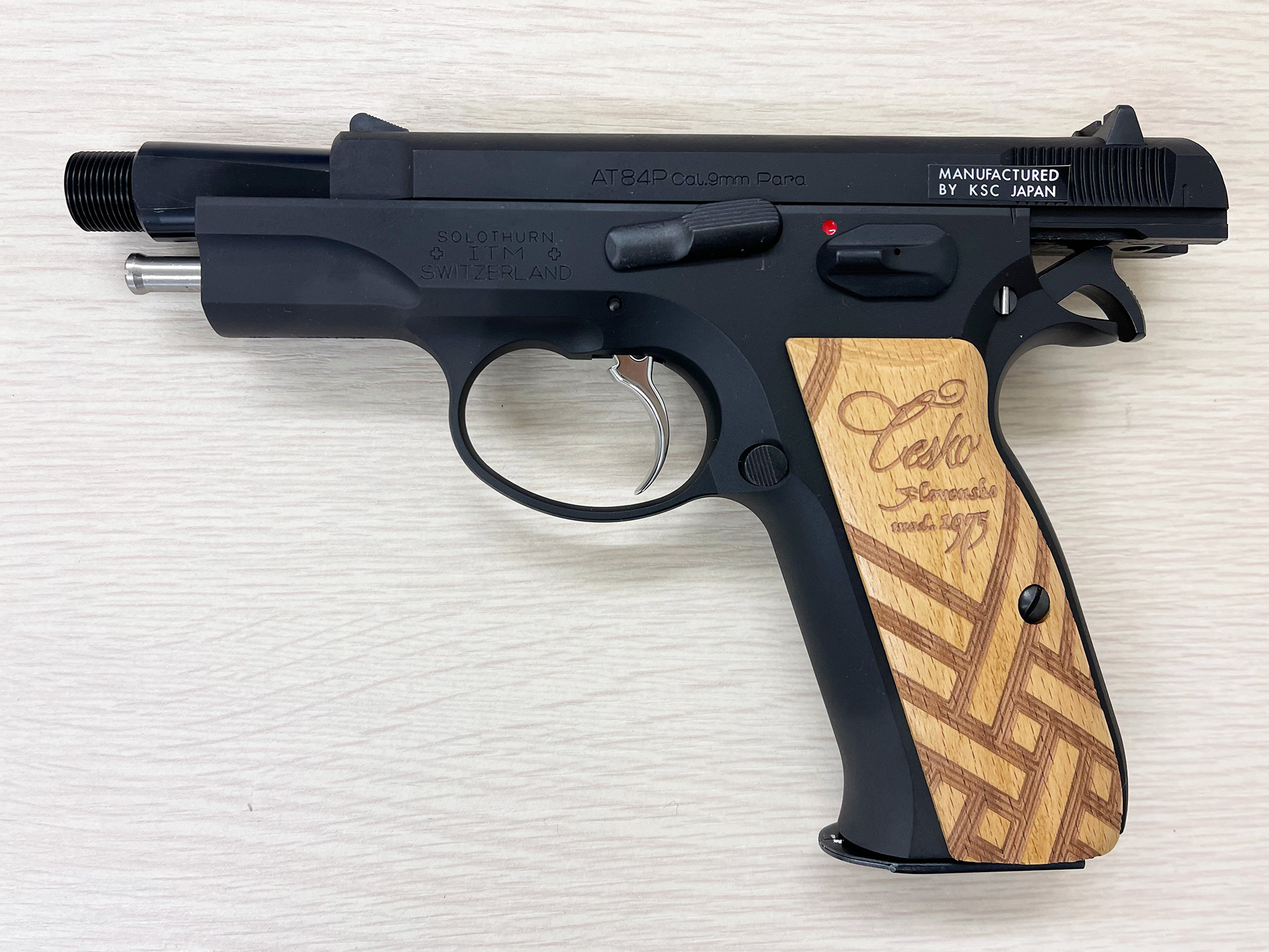 KSC cz75 2nd HW system7 ブラックパールグリップ