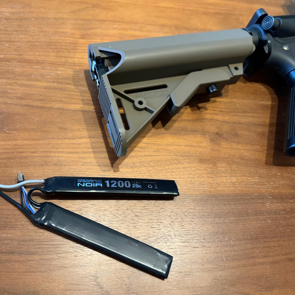 東京マルイ SOPMOD カスタム ケース バッテリーつき ミリタリー