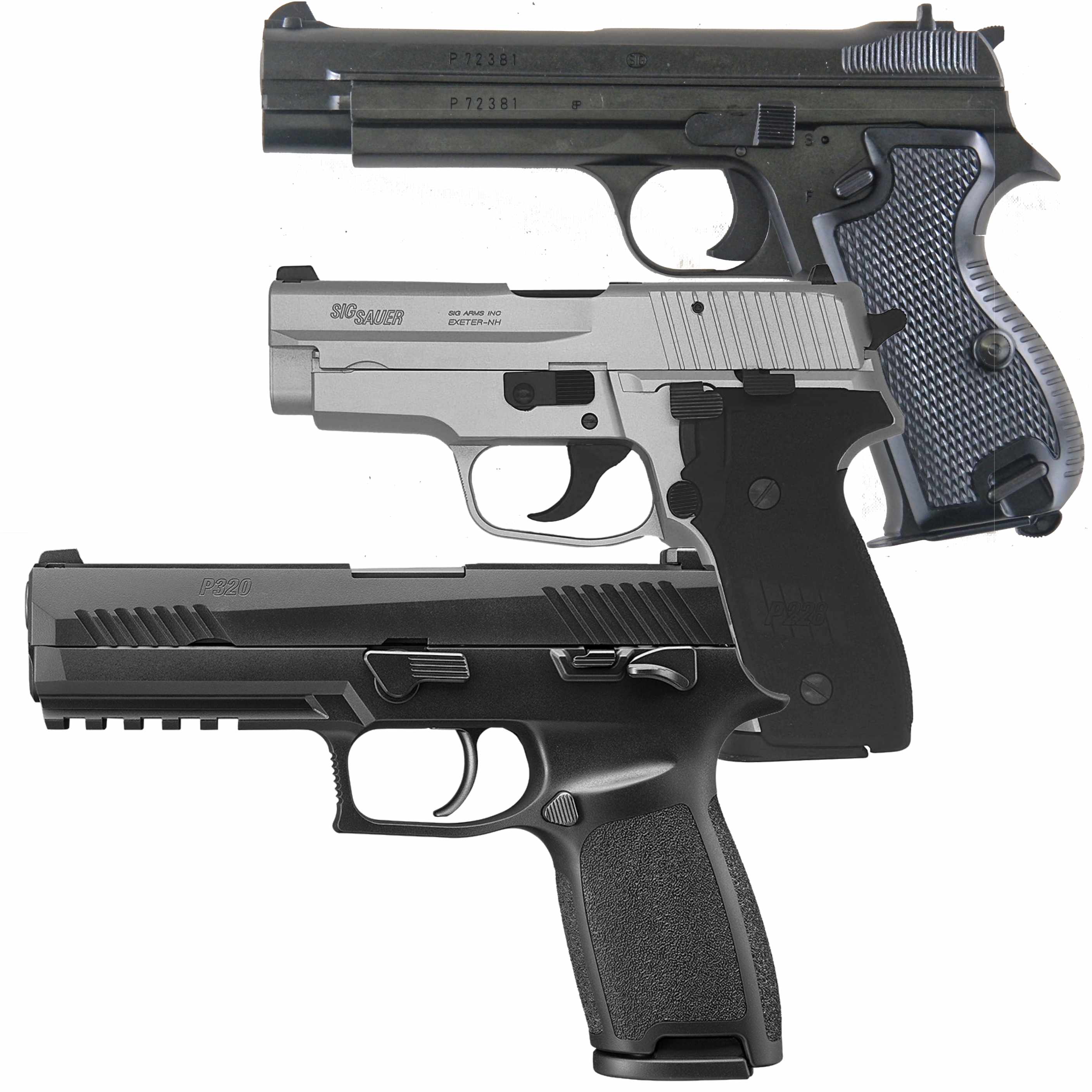 SIG ハンドガンの系統 エアガン・モデルガン