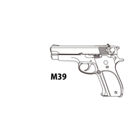 �y6��20������ �\�񏤕i�z�}���V�� S&W M39 �ؐ��O���b�v ABS WD�u���b�N�i���Ύ� ���f���K�� �����i�j