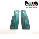 PANDORA ARMS 木製グリップ 東京マルイ ハイキャパ 5.1 4.3 用 スムース 樺材 グリーン