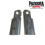 PANDORA ARMS 木製グリップ 東京マルイ ガスブロ ハイキャパ 用 スムース 樺材 グレー