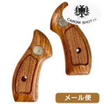 キャロムショット 木製グリップ タナカ M36 チーフ 用 チェッカメダル メール便 対応商品