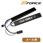 G-FORCE リポバッテリー Noir 7.4V 1200mAh SOPMOD 対応 サドルパック 20C メール便 対応商品
