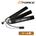 G-FORCE リポバッテリー Noir 11.1V1200mAh カスタムガン 用 サドルパック 20C メール便 対応商品