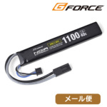 G-FORCE リポバッテリー Noir SUPPRESSION 7.4V 1100mAh 40C ストックイン 40C メール便 対応商品