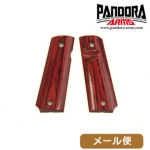 PANDORA ARMS 木製グリップ Carbon8 M45 CQP DOC 用（スムース 樺材 レッド） メール便 対応商品
