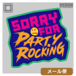 ミルスペックモンキー パッチ SORRY FOR PARTY ROCKING（PVC） メール便 対応商品