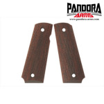 PANDORA ARMS 木製グリップ 東京マルイ ガスブロ ガバメント（フルチャッカー ブラウン）
