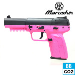 マルシン FN 5−7 ファイブセブン V2 SHOCK ピンク（CDX CO2 ブローバック 本体 6mm）