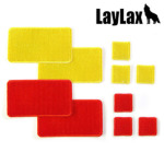 ライラクス マーカーパッチ (赤大x2、赤小x3 + 黄大x2、黄小x3)