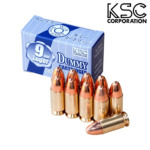 KSC ダミーカートリッジ 9mm Luger 10発