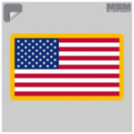 デカール シール MSM ミルスペックモンキー US FLAG