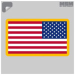 デカール シール MSM ミルスペックモンキー US FLAG REV